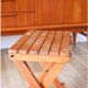 Small folding wooden stool, 1970