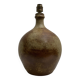 Pyrite sandstone ball lamp base, La borne Tiffoche Deblander style