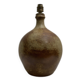 Pyrite sandstone ball lamp base, La borne Tiffoche Deblander style