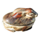 Old Zoomorphic Ceramic Terrine M Caugant: Rabbit