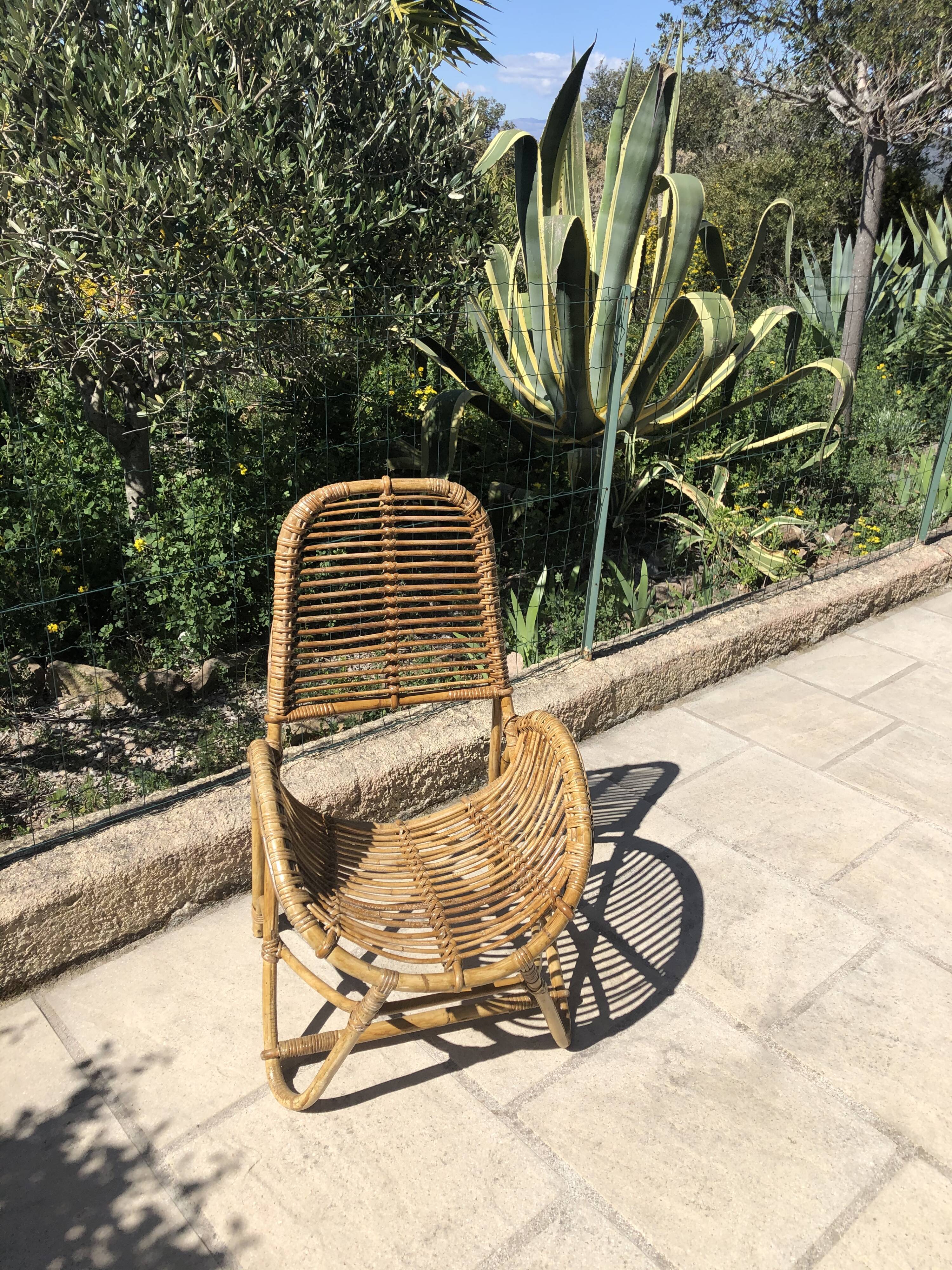 Vintage rattan chair