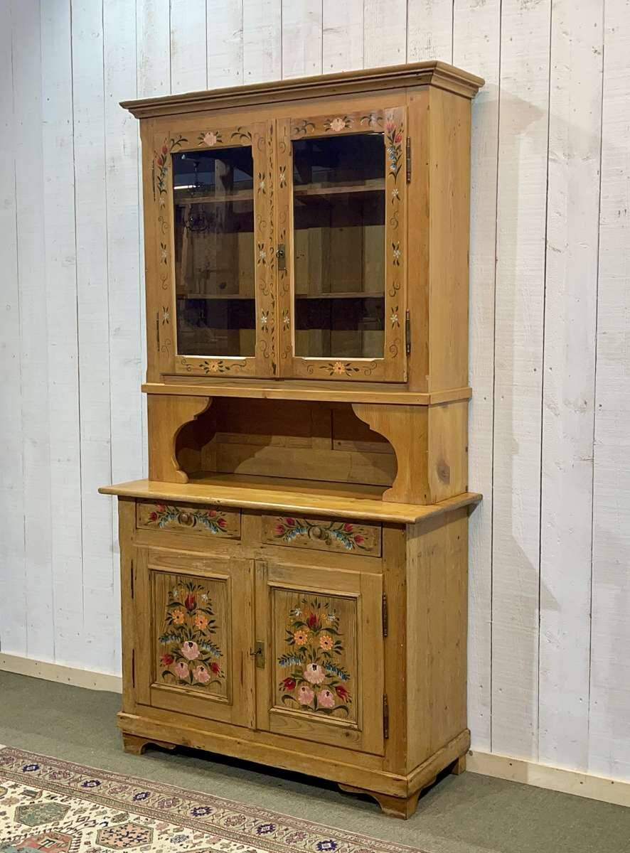 Two-piece pine sideboard from the 1930s