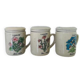 Lot de 3 tasses