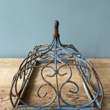 Decorative wrought iron basket