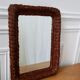 Vintage rattan mirror from the 60s