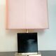 Table lamp, in lacquered wood and brass by Jean Claude Mahey 1970