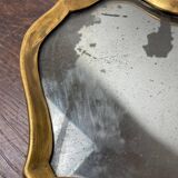 Old wooden mirror