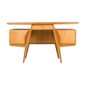 Bureau en bois de cerisier du milieu