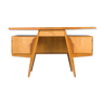 Mid-century cherry wood desk, 1950s