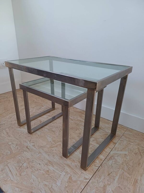 Table gigogne metal