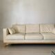 Scandinavian corduroy sofa