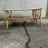 Table basse rotin