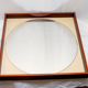 Vintage mahogany mirror 1970s 65x65cm