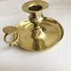 Copper hand candle holder called "cellar rat" Art Nouveau / Art Deco style