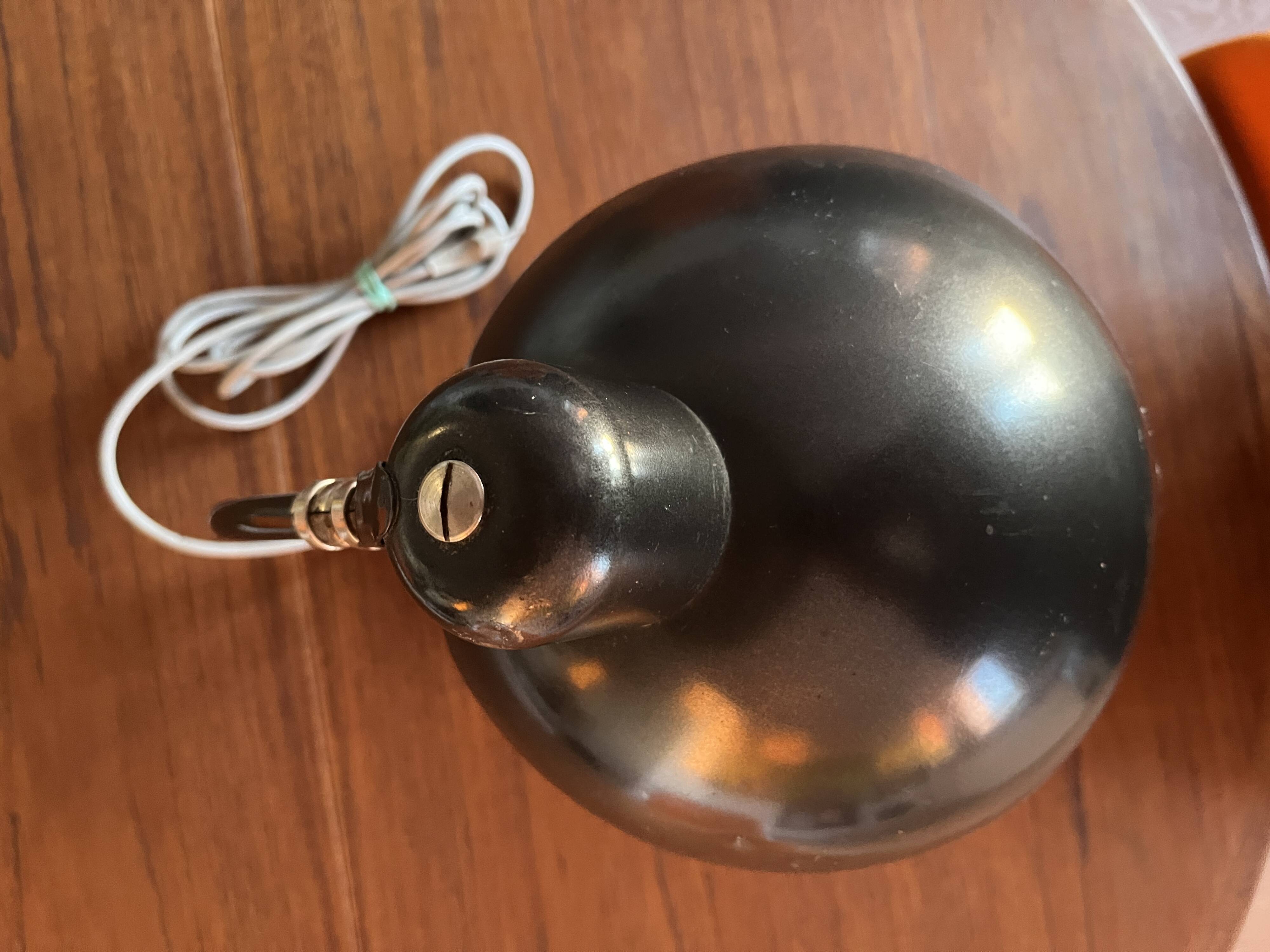 Articulated metal lamp from the 60s-70s.