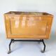 1960s low bar cabinet on wheels