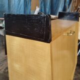 Guariche-style metal and wood secretary