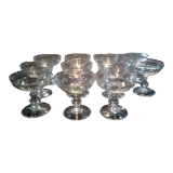 11 Baccarat champagne glasses