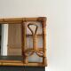 Mirror with 60s rattan pater
