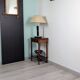 Vintage bamboo carved wood coat rack with 7 hooks – Natural elegance