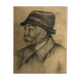 Drawing old lead mine A.M Portrait Man Moustache