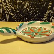 Ceramic fondue pot by Antoine Fazio Vallauris