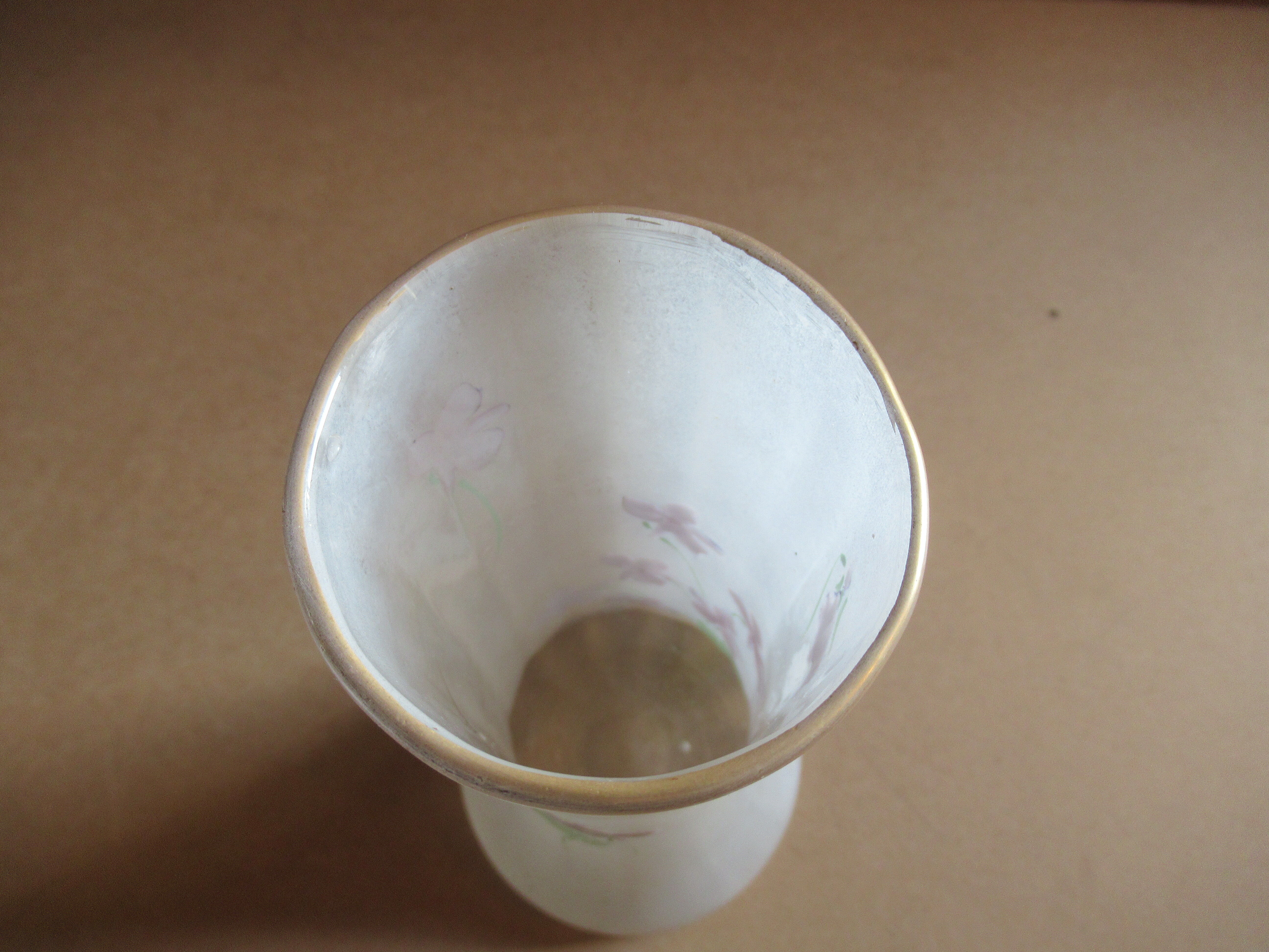 Vase françois théodore legras model lamartine art nouveau glass 25cm