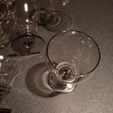 Set of 6 Art Deco aperitif glasses