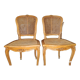 Vintage French wooden chairs