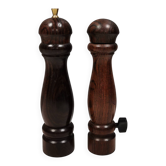 Very beautiful set of salt and pepper mills Denmark 1960s