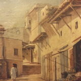 Painting on canvas alley Orientalist