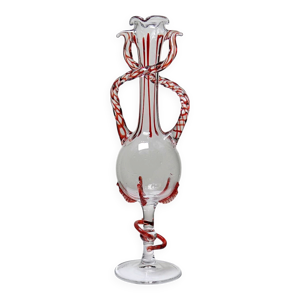 Vase soliflore en verre soufflé