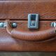 Suitcase in skai