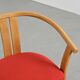 Pair of beech armchairs by Isamu Kenmochi, Japan circa 1965
