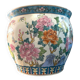 China XL Ceramic Fish Bowl Vase Pot Planter