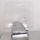 70s review holder in aluminum and plexiglas