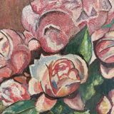 Still life with roses signed Bonnet XXth