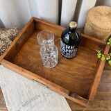 Top in raw wood "Badoit"