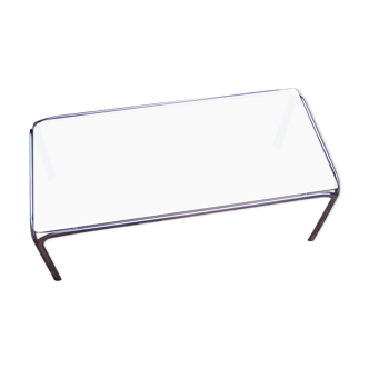 Table basse vintage 1970 tube oval