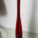 Grand vase, type soliflore, en verre multicouches