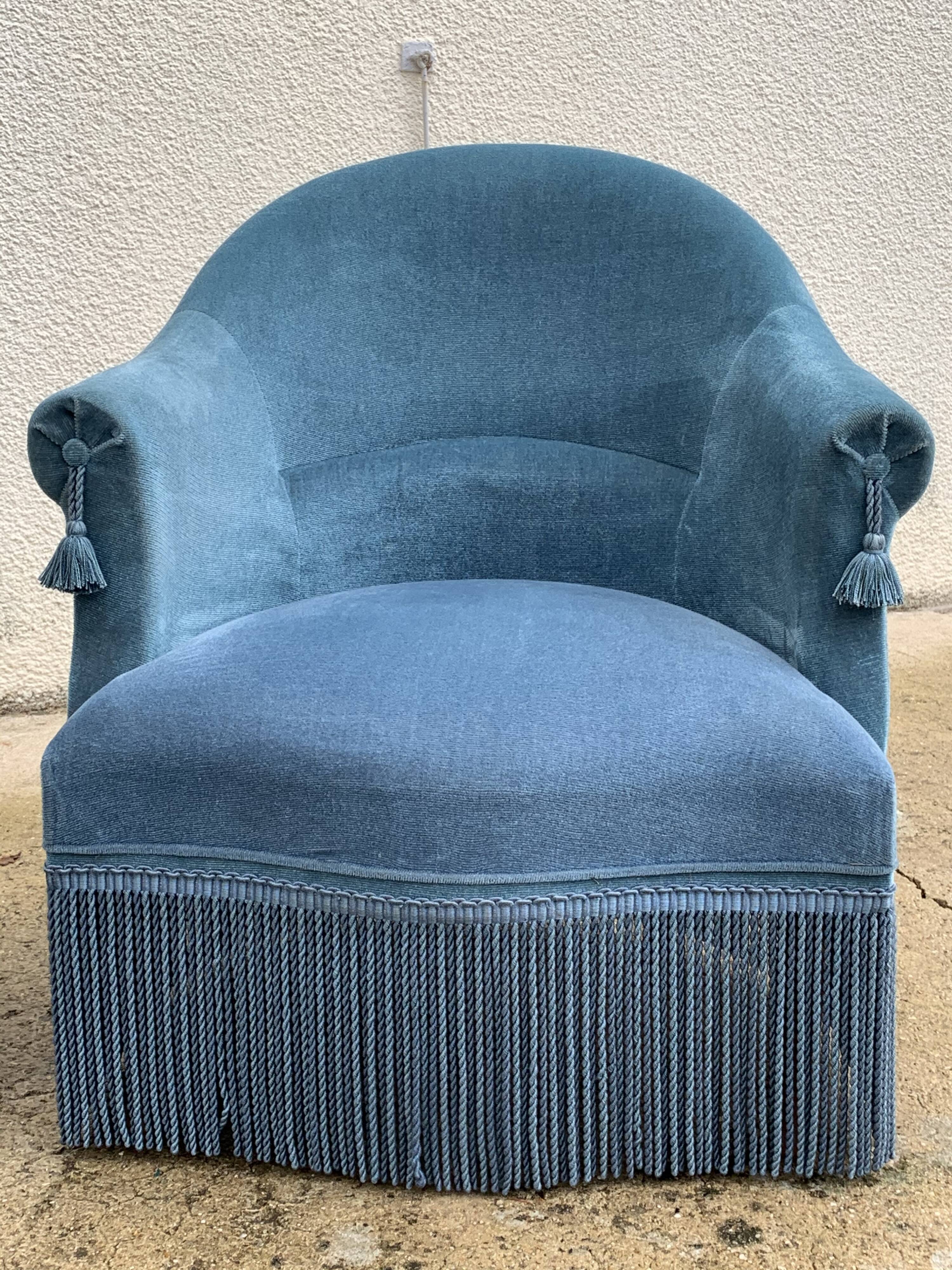 Pair of armchairs toad and rest feet 1970