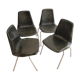 4 Alberto Roselli designer chairs, production Rima Gastone Rinaldi Italy 1960s