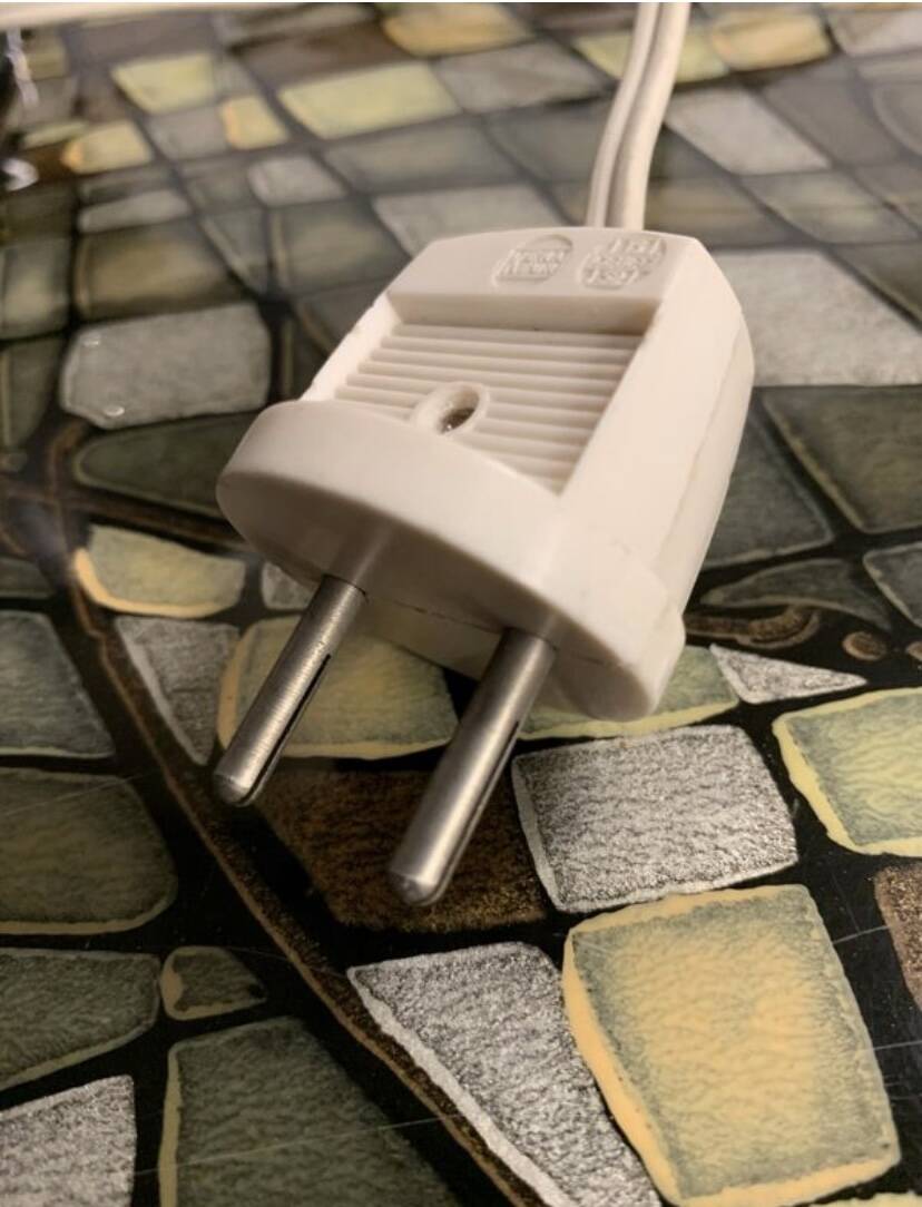 Pair of vintage 70s bedside lamps