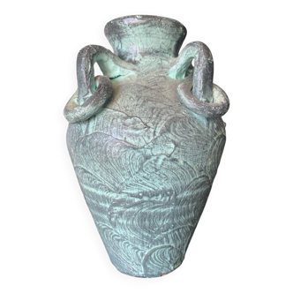 Vase amphore en terre cuite