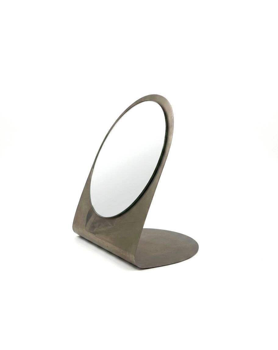 Mid-century table mirror / vanity, France 1970s