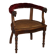 Antique Régence Bergère Armchair in Carved Oak with Lion Head Armrests