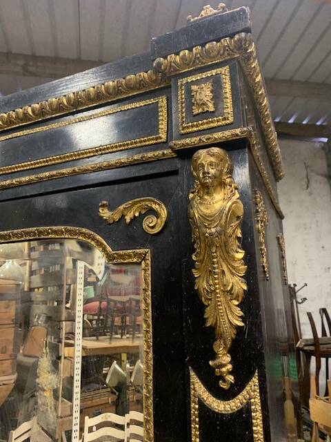 Napoleon III glass cabinet