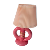 Small pink lamp to lay pink 50s
