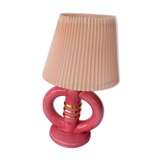 Small pink lamp to lay pink 50s