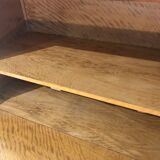 Storage unit art deco style in burled satinwood